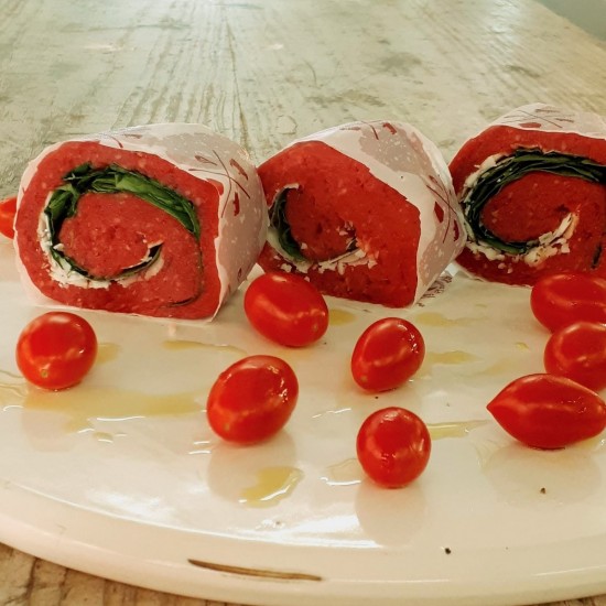 Tartare di manzo con rucola e grana